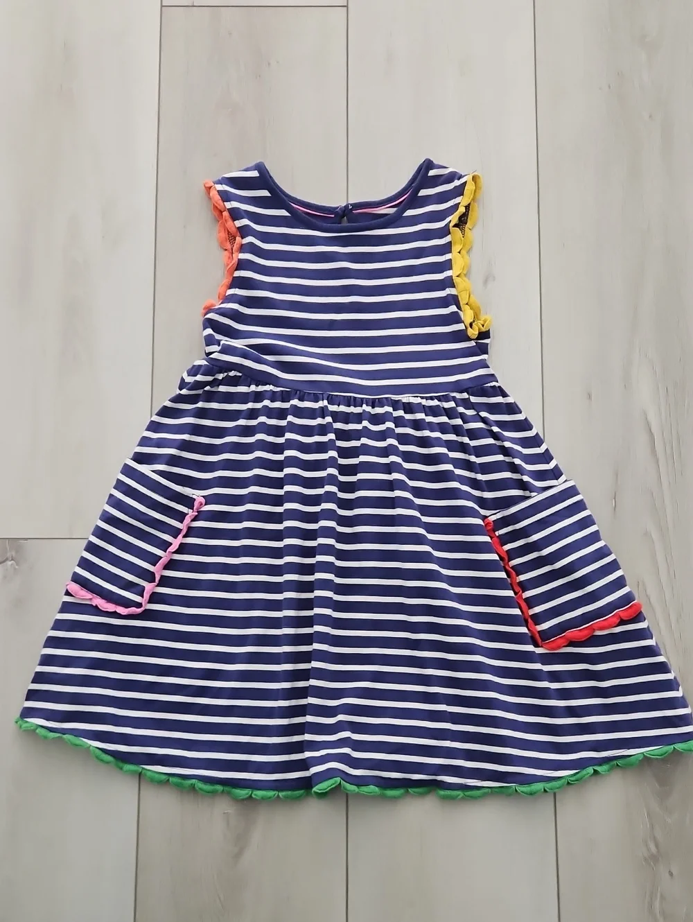 Mini Boden Dress, Striped, 4T-5T